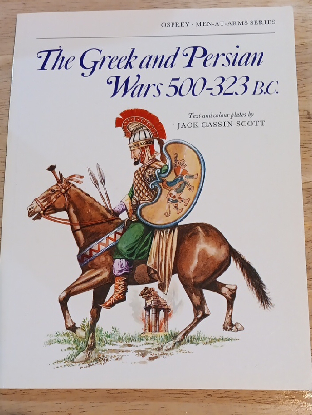 OSPREY Illustrated Cavalryman in Blue, Red, Green and Brown